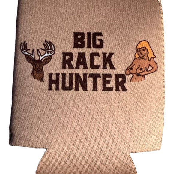 2 Funny beer coozies cooler holders hunting fishing boating summer fathers day - Picture 3 of 3
